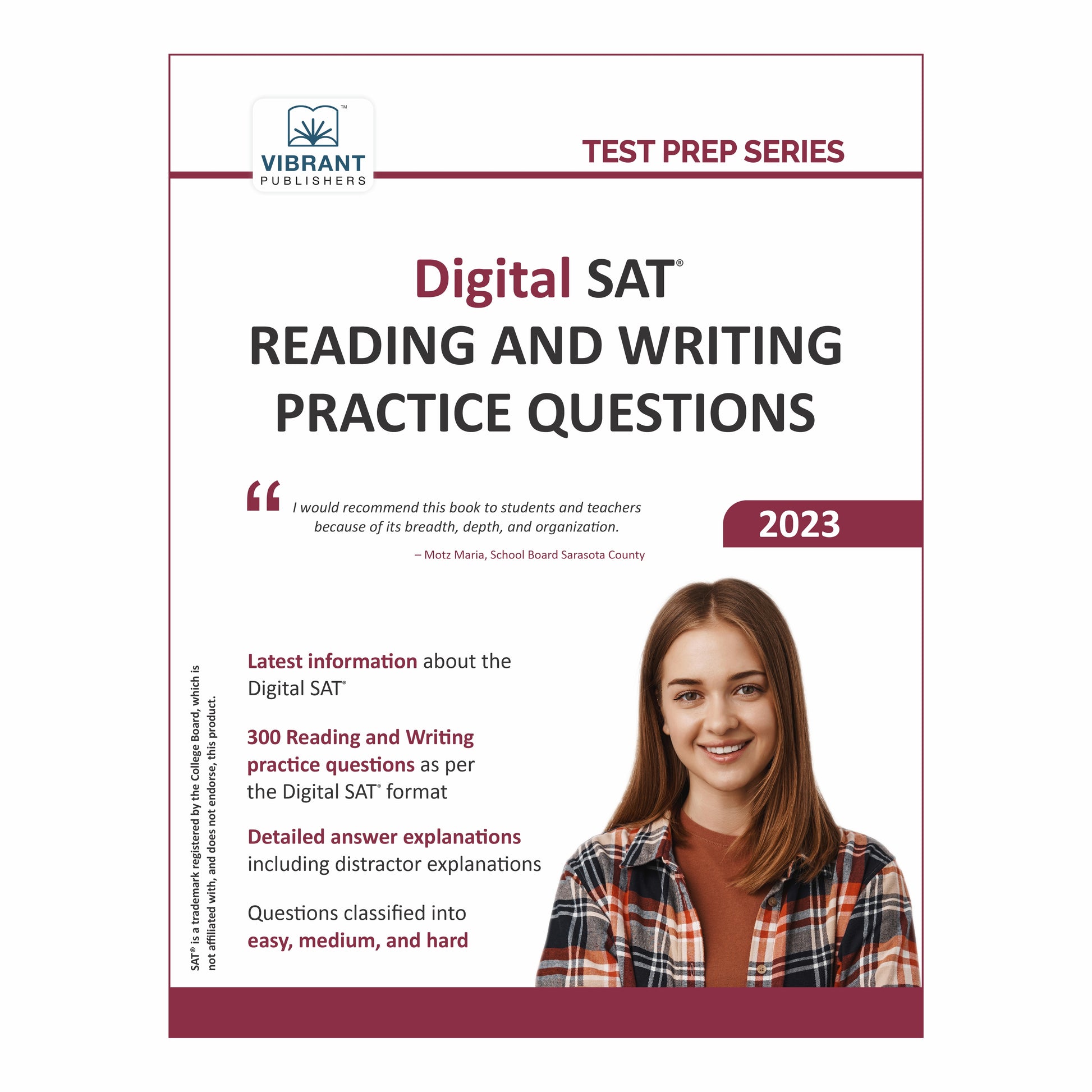 Digital SAT Reading and Writing Practice Questions - Vibrant Publishers
