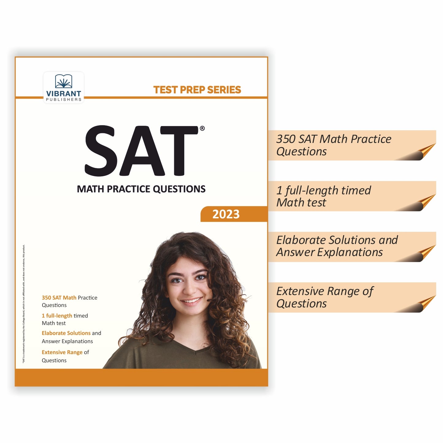 SAT CRASH COURSE - FIVE Practice Tests + 16 Solved Essays + 343 Math Practice Questions