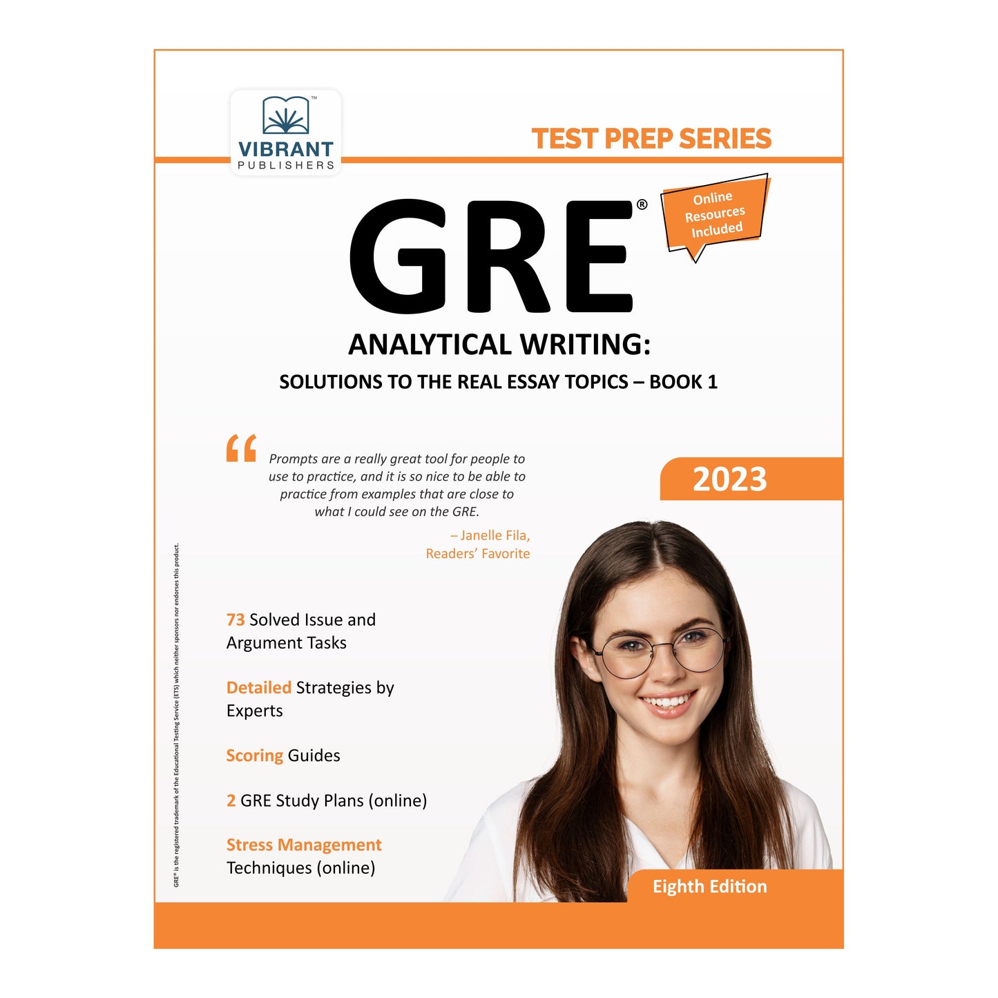 GRE Analytical Writing: Solutions to the Real Essay Topics - Book 1: 8th Edition