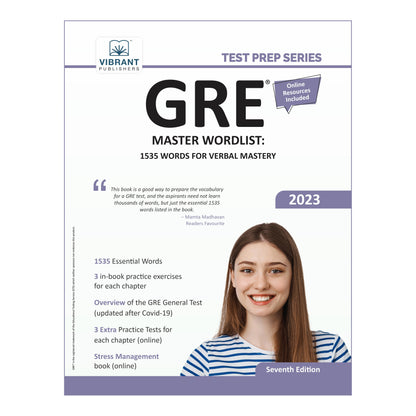GRE Master Wordlist: 1535 Words for Verbal Mastery (2023 Edition)